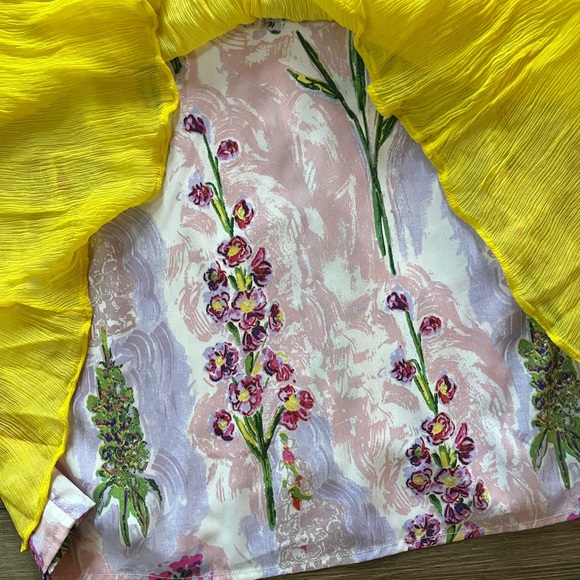 HD in Paris Dipped Chroma Swing Dress Floral Ombré Women’s 6 - Picture 5 of 11